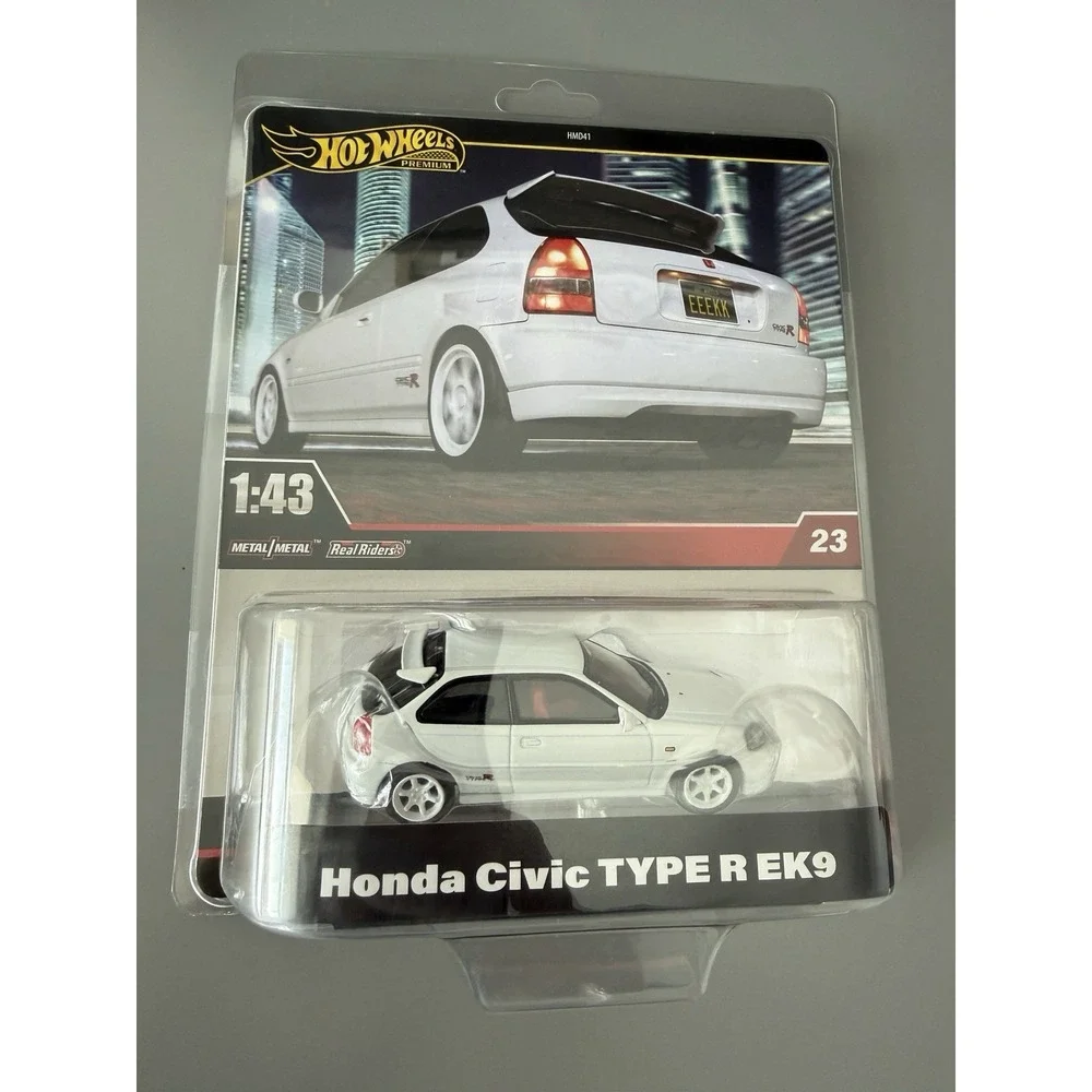 Hot Wheels‎ Premium 1:43 Honda Civic Type R EK9 White Metal Real Riders